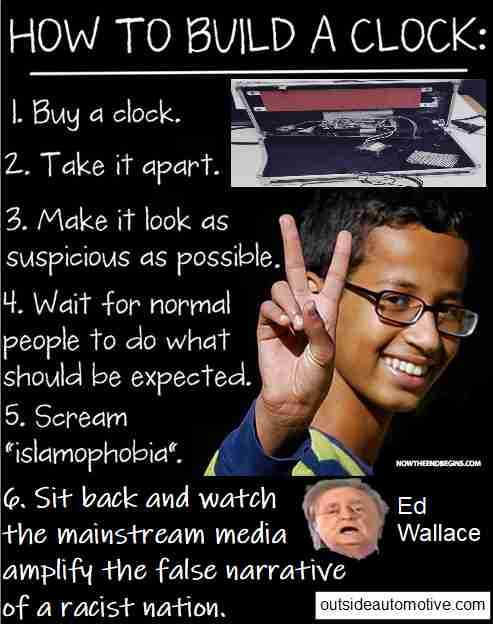 KLIF Wheels Ed Wallace Pushes Clock Boy False Narrative