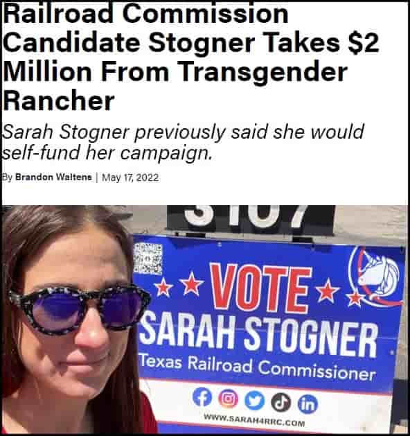 Texas Scorecard Headlines Transgender Rancher. Ed Wallace the ultimate source?