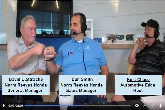 Automotive Edge - Kurt Chase:  Norm Reeves Honda - David Elattrache, Dan Smith.