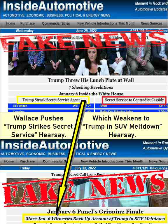 Inside Automotive Pushes Fake News: 'Trump Strikes' Becomes 'Trump Meltdown'.