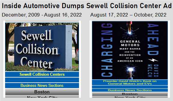 Inside Automotive dumps Sewell Collision Center advertisement