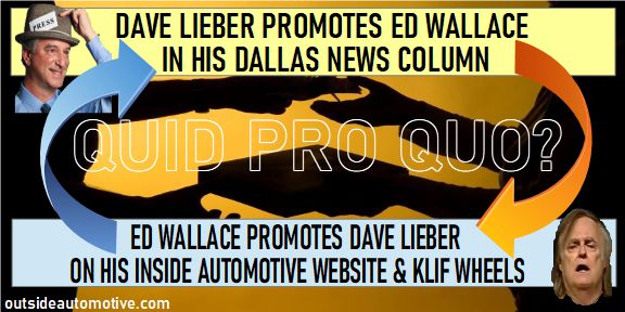 Cirular promotion between KLIF Ed Wallace and Dallas Morning News Dave Lieber